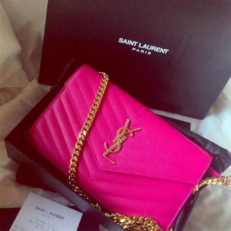 fuchsia ysl bag